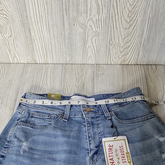 Levi's Strauss Signature Gold Hi Rise 3" Jean Shorts Women Size 6 NWT - Picture 7 of 12
